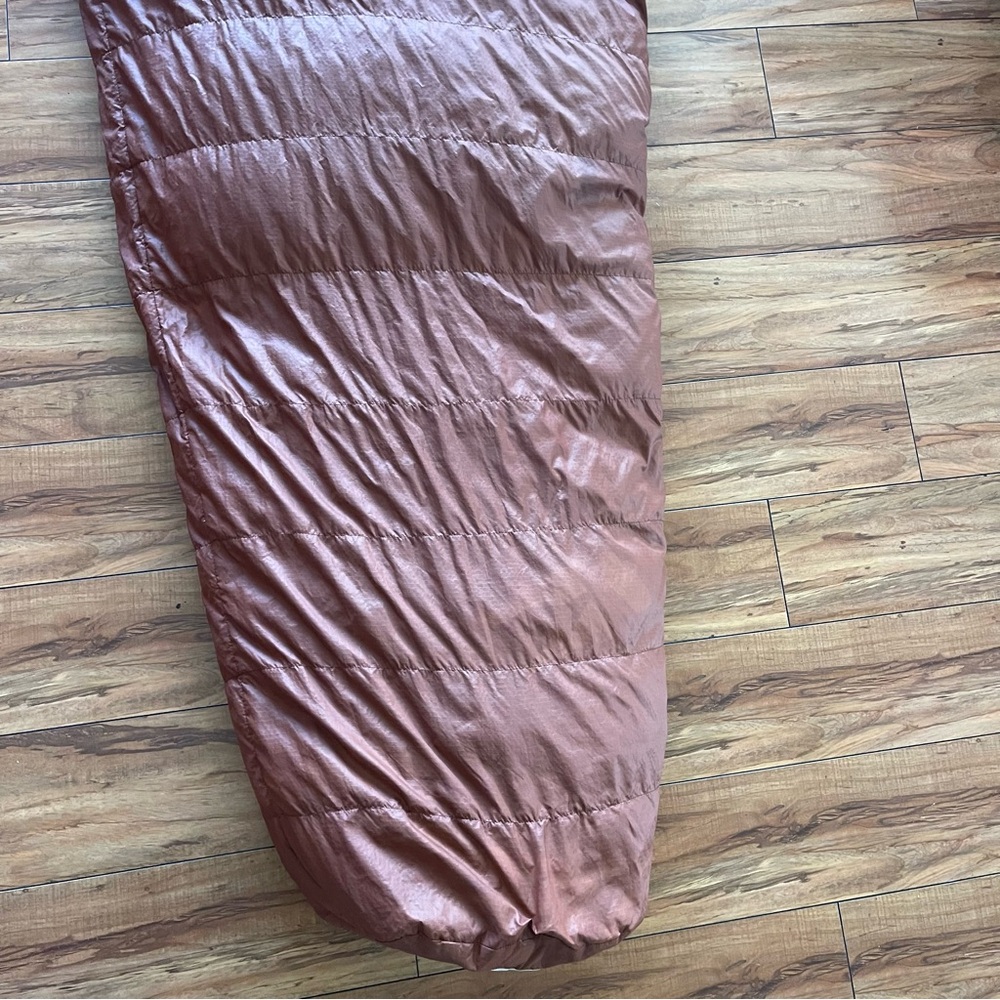 Vintage THE NORTH FACE GOOSE DOWN SLEEPING BAG Brown Color . 80+” U.S.A. - Picture 4 of 9